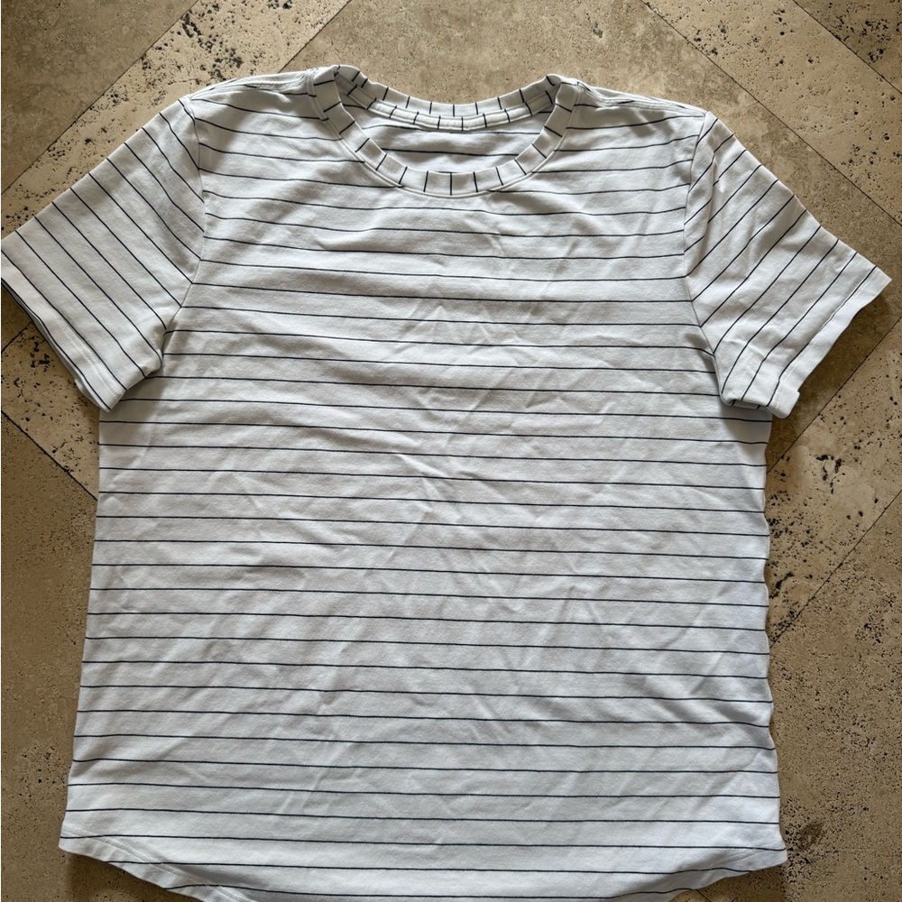 Lululemon women’s striped t-shirt
